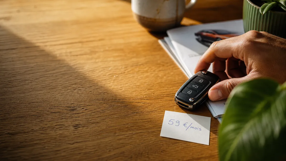 Voiture à 59 euros par mois sans apport : offres 2026