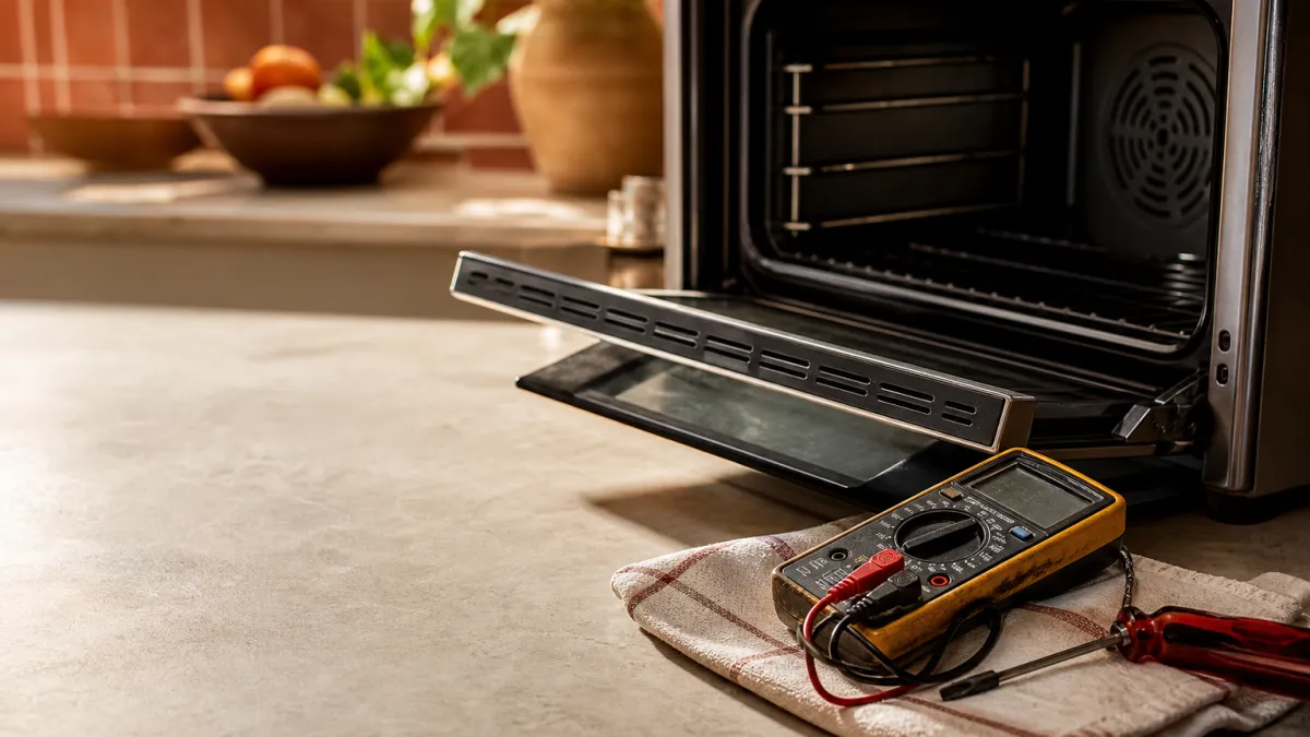 Four ne chauffe plus mais ventile : diagnostic et solutions