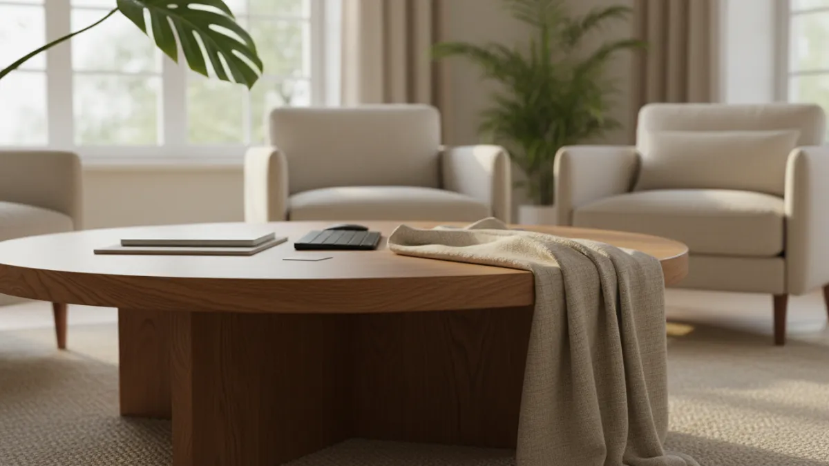 Pourquoi la table ronde est la forme de salon la plus plébiscitée