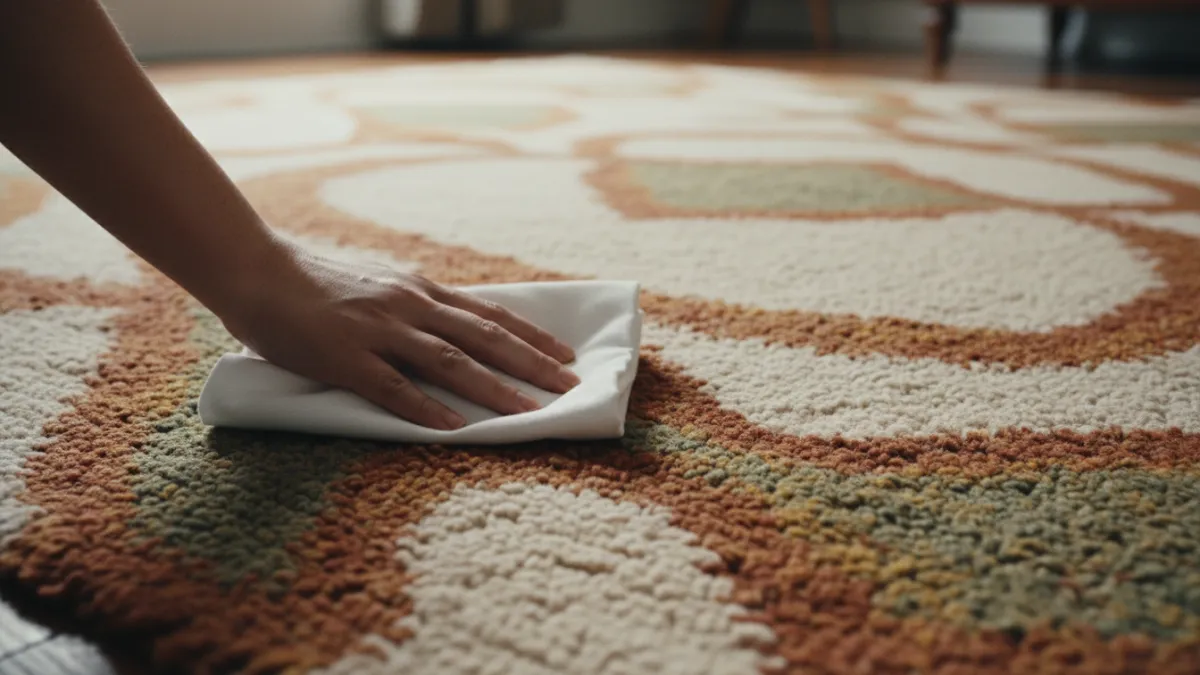 Comment nettoyer un tapis de salon sans abîmer les fibres